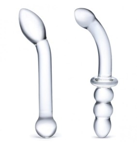 Gläs (GE) Glas - G-Spot Pleasure Glass Dildo Set 2 pcs
