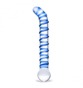 Gläs (GE) Glas - Mr. Swirly G-Spot Glass Dildo