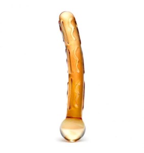 Gläs (GE) Glas - Orange Tickler Glass Dildo