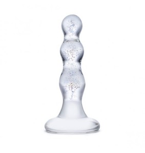 Gläs (GE) Glas - Triple Play Beaded Glass Butt Plug