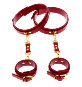 Taboom (NL) Taboom Wrist To Thigh Cuff Set Red