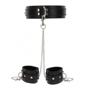 Taboom (NL) Taboom Heavy Collar and Wrist Cuffs Black