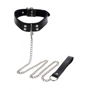 Taboom (NL) Taboom Elegant Collar and Chain Leash Black
