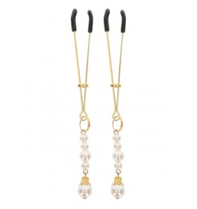 Taboom (NL) Taboom Tweezers With Pearls Gold