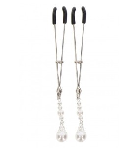 Taboom (NL) Taboom Tweezers With Pearls Silver