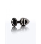 ZDOBIONY METALOWY KOREK ANALNY - Taboom Butt Plug With Diamond Jewel Silver M