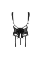 Bielizna-Setilla gorset czarny  S/M