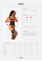 Bielizna-Setilla gorset czarny  S/M
