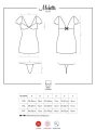Bielizna-Moketta koszulka i stringi L/XL