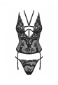 Bielizna-Alessya gorset czarny  XS/S
