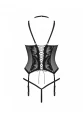 Bielizna-Alessya gorset czarny M/L