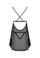Bielizna-Sedila babydoll czarny   S/M