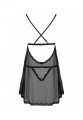Bielizna-Sedila babydoll czarny  L/XL
