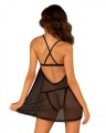 Bielizna-Sedila babydoll czarny 2XL/3XL