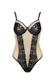 Bielizna-DAISY BODY beige S/M
