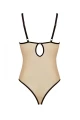 Bielizna-DAISY BODY beige S/M