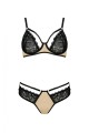 Bielizna-DAISY SET beige S/M