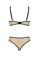 Bielizna-DAISY SET beige S/M