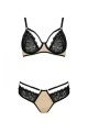 Bielizna-DAISY SET beige L/XL