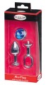 MALESATION Alu-Plug with handle &amp; crystal small, chrome