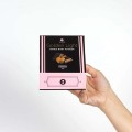 APHRODISIAC CHOCOLATE EDIBLE POWDER &amp; FEATHER TICKLER KIT Cod.
