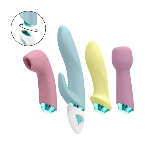 Fabulous Four Air pulse + Vibrator set