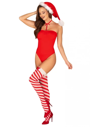 Bielizna-Kissmas body czerwone    XS/S