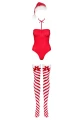 Bielizna-Kissmas body czerwone  M/L