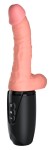 REALISTYCZNY WIBRATOR Z FUNKCJĄ GRZANIA - King Cock Plus Thrusting Cock with Balls 6.5"