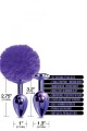 NIXIE METAL BUTT PLUG SET POM PURPLE