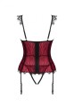 Bielizna-Denissa gorset i stringi XL/2XL