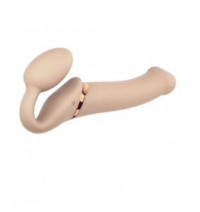 WIBRUJĄCY STRAP-ON - Strap-on-me Vanilla M