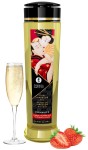 LUKSUSOWY OLEJEK DO MASAŻU - SHUNGA Massage Oil Romance STRAWBERY WINE