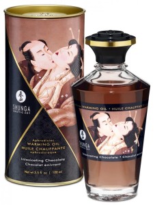 OLEJEK ROZGRZEWAJĄCY DO MASAŻU - SHUNGA Warming Oil Intoxicating Chocolate