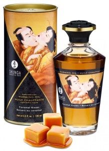 OLEJEK ROZGRZEWAJĄCY DO MASAŻU - SHUNGA Warming Oil Caramel Kisses