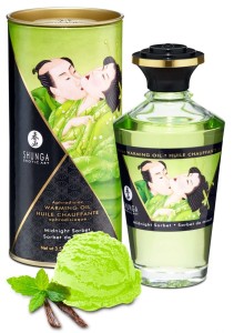 OLEJEK ROZGRZEWAJĄCY DO MASAŻU - SHUNGA Warming Oil Midnight Sorbet