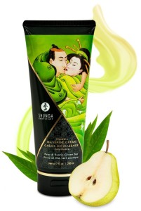 SMAKOWY KREM DO MASAŻU - SHUNGA Massage Cream Exotic Green Tea