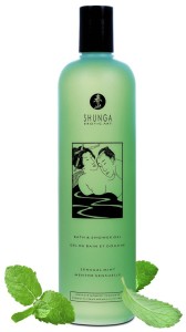 LUKSUSOWY MIĘTOWY ŻEL DO KĄPIELI I POD PRYSZNIC - SHUNGA Sensual Mint