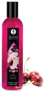 LUKSUSOWY WIŚNIOWY  ŻEL DO KĄPIELI I POD PRYSZNIC - SHUNGA Frosted Cherry