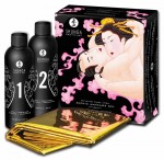 ZESTAW DO MASAŻU TYPU BODY-ON-BODY - SHUNGA Gel Massage Strawberry Sparkling Wine