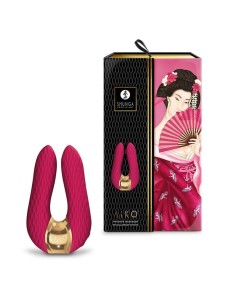 LUKSUSOWY WIBRATOR WIELOFUNKCYJNY - SHUNGA AIKO Intimate Massager Raspberry