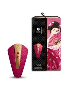 LUKSUSOWY MASAŻER ŁECHTACZKI - SHUNGA OBI Intimate Massager Raspberry