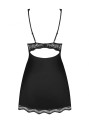Bielizna-Luvae babydoll i stringi Czarny  XL/XXL