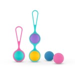 PROGRESYWNE KOLOROWE KULKI GEJSZY - PMV20 Vita Kegel Ball Set