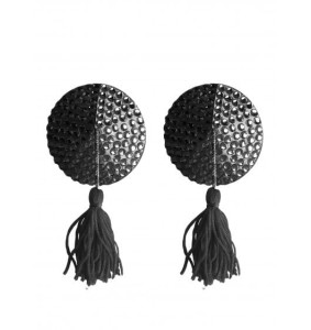 NASUTNIKI Ouch! Nipple Tassels Round Black