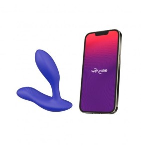 WIBRUJĄCY MASAŻER PROSTATY Z APLIKACJĄ I Z PILOTEM - We-Vibe Vector+ Royal Blue