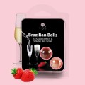 SET 2 BRAZILIAN BALLS STRAWBERRY & SPARKLING WINE