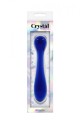 Dildo-CRYSTAL GLASS PLEASURE WAND BLUE