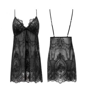 KORONKOWA KOSZULKA NOCNA - Upko Embroidered Lace Camisol