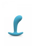 ŚWIECĄCY W CIEMNOŚĆI KOREK ANALNY - Firefly Contour Plug Medium Blue